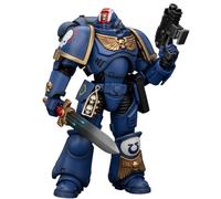 HiPlay JOYTOY 1/18 Warhammer 40.000 Eroi del Capitolo Ultramarine Primaris Tenente Erastus JT2481 Ristampa Figure d'Azione