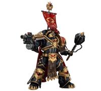 HiPlay JOYTOY Figura d'azione 1/18 Legione dei Figli di Horus Cataphractii Praetor con Combi-Melta e Mazza di Potere JT02441