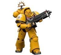 HiPlay JOYTOY Warhammer 40.000: Space Marine 2 Imperial Fists Heavy Intercessor con Heavy Bolt Rifle e Bolt Pistol (JT03653 Edizione Gioco) Action Figure in scala 1/18
