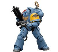 HiPlay JOYTOY Warhammer 40.000: Space Marine 2 Lupi Solari Heavy Intercessor con Heavy Bolt Rifle e Bolt Pistol (JT03646 Edizione Gioco) Action Figure in Scala 1/18