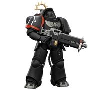 HiPlay JOYTOY Warhammer 40.000: Space Marine 2 Raven Guard Heavy Intercessor con Heavy Bolt Rifle e Bolt Pistol (JT03707 Edizione Gioco) Action Figure in Scala 1/18