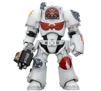 HiPlay JOYTOY Warhammer 40.000 White Scars Terminator 2 con Pugno di Potenza e Storm Bolter JT03196 Action Figure Scala 1/18