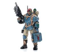 HiPlay JoyToy × Warhammer 40K Officially Licensed 1/18 Scale Science-Fiction Action Figures Full Set Series-Astra Militarum Tempestus Scions Command Squad 55th Kappic Eagles Medic