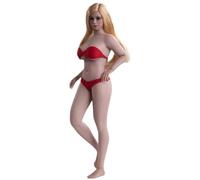 HiPlay TBLeague 1/12 Scheletro in Acciaio Senza Cuciture Corpo Femminile Busto Grande Abbronzato con Testa Scultura Figure d'Azione Corpo