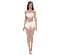 HiPlay VERYCOOL Femmina Senza Cuciture VCD-02A Articolata in Silicone Medio-Busto Rosa-Pelle Bianca Piedi Non Rimovibili Corpo Figura d'Azione Scala 1/6