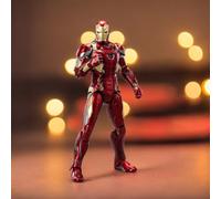 HiPlay ZD Toys Anniversary Series Collectible Figure Full Set: Non-Luminous Version: Iron Hero MK46 (1906-46), 1:10 Scale Miniature Action Figurine BFGGTXMK46