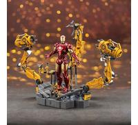 HiPlay ZD Toys Collectible Figure Full Set: Iron Hero MK4 Armor Dismantling Platform Set (1918), 1:10 Scale Anniversary Series Miniature Action Figurine