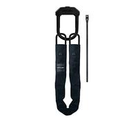 Hiplok E-DX, Lucchetto ad arco e a catena, Unisex, ALL BLACK, Circonferenza di chiusura 100cm