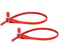 Hiplok Z-Lok Chiusura Cavo Pacco Doppio Rosso