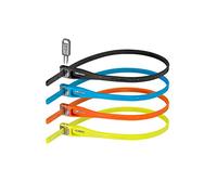 Hiplok Z LOK 4 PACK, Fascetta di sicurezza multiuso, Unisex, BLACK/CYAN/ORANGE/LIME, Circonferenza di chiusura 40 cm