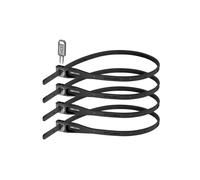 Hiplok Z LOK 4 Pack: Lucchetti di sicurezza per bici completamente neri