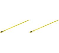 Hiplok Z LOK COMBO, Fascetta di sicurezza multiuso, Unisex, YELLOW, Circonferenza di chiusura 43 cm (Confezione da 2)