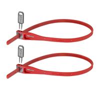 Hiplok Z-Lok Chiusura Cavo Pacco Doppio Rosso