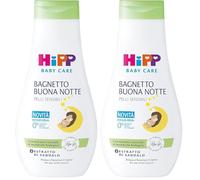 HiPP - Baby Care - Bagnetto Buonanotte, Bagnoschiuma per Bambini, Rilassa e Favorisce il Riposo, per Pelli Sensibili, con Estratto di Sandalo, 1 Flacone da 350 ml (Confezione da 2)