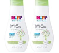 HiPP - Baby Care - Bagno Delicato, Bagnoschiuma per Bambini, Deterge e Rigenera Delicatamente, No Lacrime, per Pelli Sensibili, pH Neutro, con Estratto Naturale di Mandorle Bio, 1 Pezzo da 350 ml