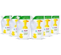 HiPP - Baby Care - Ricarica Mousse Detergente per Bambini, Deterge Viso, Corpo e Mani con Delicatezza, Pelli Sensibili, Con Estratto Naturale di Mandorle Bio, Consistenza Schiumosa, 6 pezzi da 250 ml