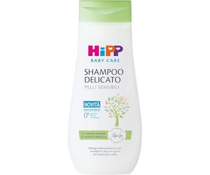 HiPP - Baby Care - Shampoo Delicato per Bambini, Deterge con Delicatezza, Non Irrita gli occhi, per Pelli Sensibili, con Estratto Naturale di Mandorle Bio, 1 Flacone da 200 ml