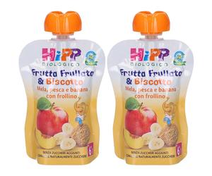 Hipp Bio Frutta Frull&Bisc Mel 2x90 g