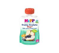 HIPP BIO FRUTTA FRULLATA PLUS + MELA PERA FRUTTI ROSSI CON FERRO 90 G