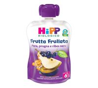 HiPP Bio Frutta Frullata Pera Prugna E Ribes Nero 90 g