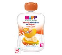 HIPP BIO FRUTTA FRULLATA YOGURT FRUTTI GIALLI 90 G