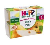 Hipp bio frutta grattuggiata mela pera 4vasettix100g