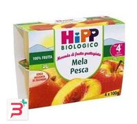 Frutta grattugiata Mela e pesca 4x100g