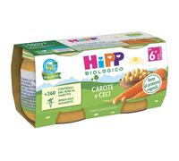 Hipp HIPP BIO OMOGENEIZZATO CAROTE/CECI 2X80 G