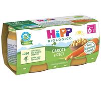 HIPP - Omogeneizzato Carote e Ceci 2x80g