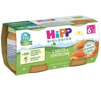 Hipp Bio Omogeneizzato Carote e Lenticchie 2 x 80 g
