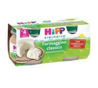 HiPP Formaggino Classico - Omogeneizzato biologico per le prime pappe, 2 vasetti da 80 g