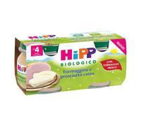 HiPP Biologico Omogeneizzato Formaggino Prosciutto Cotto 2x80g