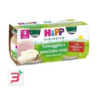 HIPP BIO OMOGENEIZZATO FORMAGGINO PROSCIUTTO 2X80 G