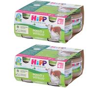 Hipp Bio Omogeneizzato Pollo Vitello 4m+ 2x320 g