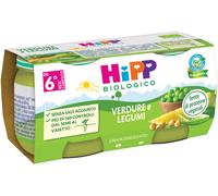 Hipp Omogeneizzato Biologico Verdure e Legumi 2 x 80 g