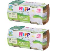 HiPP Biologico Agnello con Verdure Omogeneizzato 2x160 g
