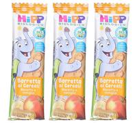 HiPP Biologico Barretta ai Cereali, Mela, Biscotto e Vaniglia 3x20 g