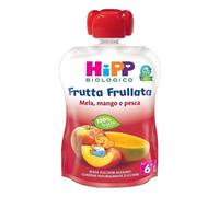 HiPP Biologico Frutta Frullata Mela, Mango e Pesca 4x90 g