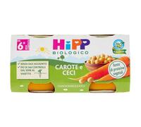 HIPP - Omogeneizzato Carote e Ceci 2x80g