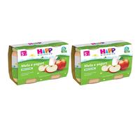 HiPP Biologico Omogeneizzato Mela e Yogurt 2x2x125 g Pappa