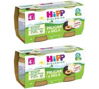 HiPP Biologico Prugna e Mela 2x2x80 g