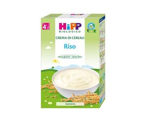 Hipp Crema di Riso per Pappa e Svezzamento Neonati Biologico Confezione da 200gr
