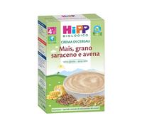 Hipp Crema Pappa Neonati Gusto Mais Grano Saraceno e Avena Biologico Confezione da 200gr