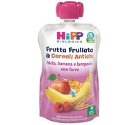 Hipp - Frutta Frullata & Cereali Antichi - Mela, Banana E Lampone Con Farro 90Gr