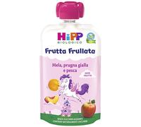Hipp Frutta Frullata - Mela Prugna Gialla E Pesca, 90g