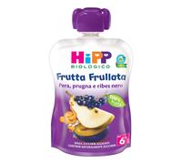 Hipp Frutta frullata Hipp Bio pera, prugna e ribes, 90g