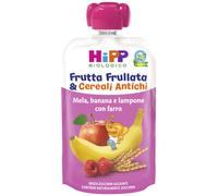 Hipp - Frutta Frullata & Cereali Antichi - Mela, Banana E Lampone Con Farro 90Gr