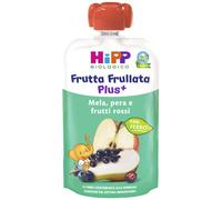 Hipp frutta frullata plus + mela pera con frutti rossi con ferro 90g