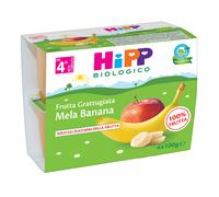 HiPP Biologico Frutta Grattugiata Mela Banana 4x100g