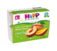 Hipp - Frutta Grattugiata: Confezione 4x100 gr - Mela e pesca